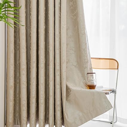 Bedroom Curtains - Blackout the Light Curtain for Window 2 Pieces Package