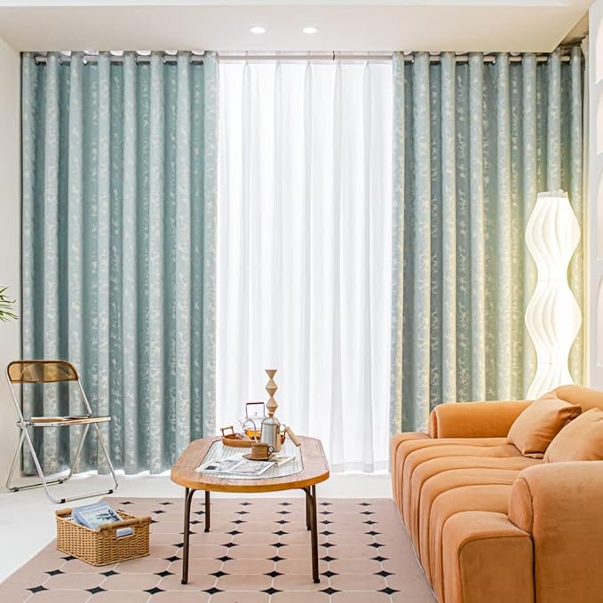 Bedroom Curtains - Blackout the Light Curtain for Window 2 Pieces Package