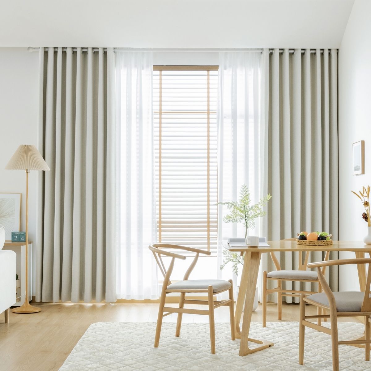 Bedroom Curtains 2 Pieces - Blackout Curtain for Better Sleep