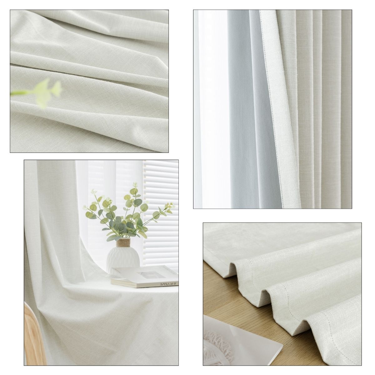 Bedroom Curtains 2 Pieces - Blackout Curtain for Better Sleep
