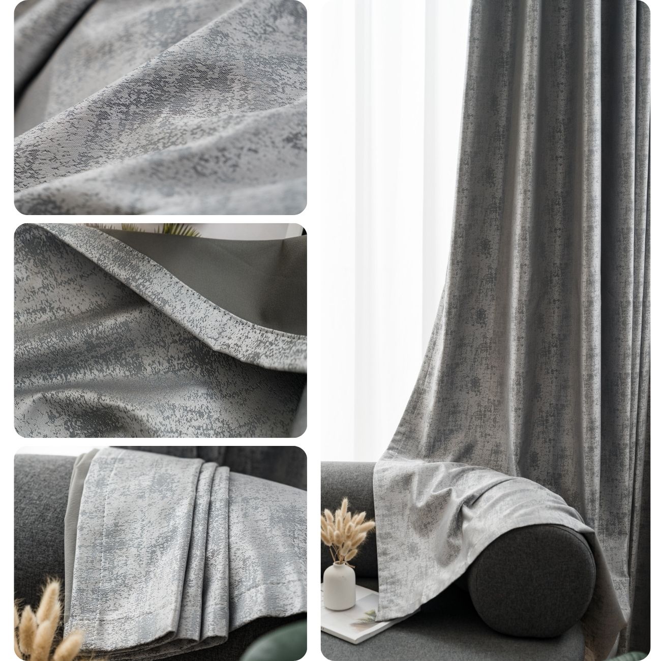 Cream Blackout Curtain for Bedroom 1-panel